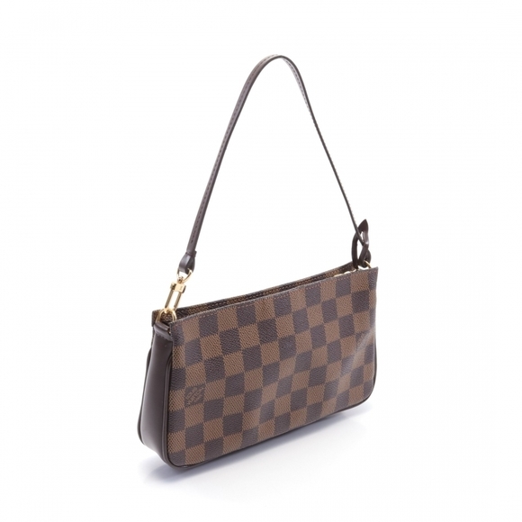 Louis Vuitton Navona Damier Ebene Handbag Brown - Picture 1 of 5